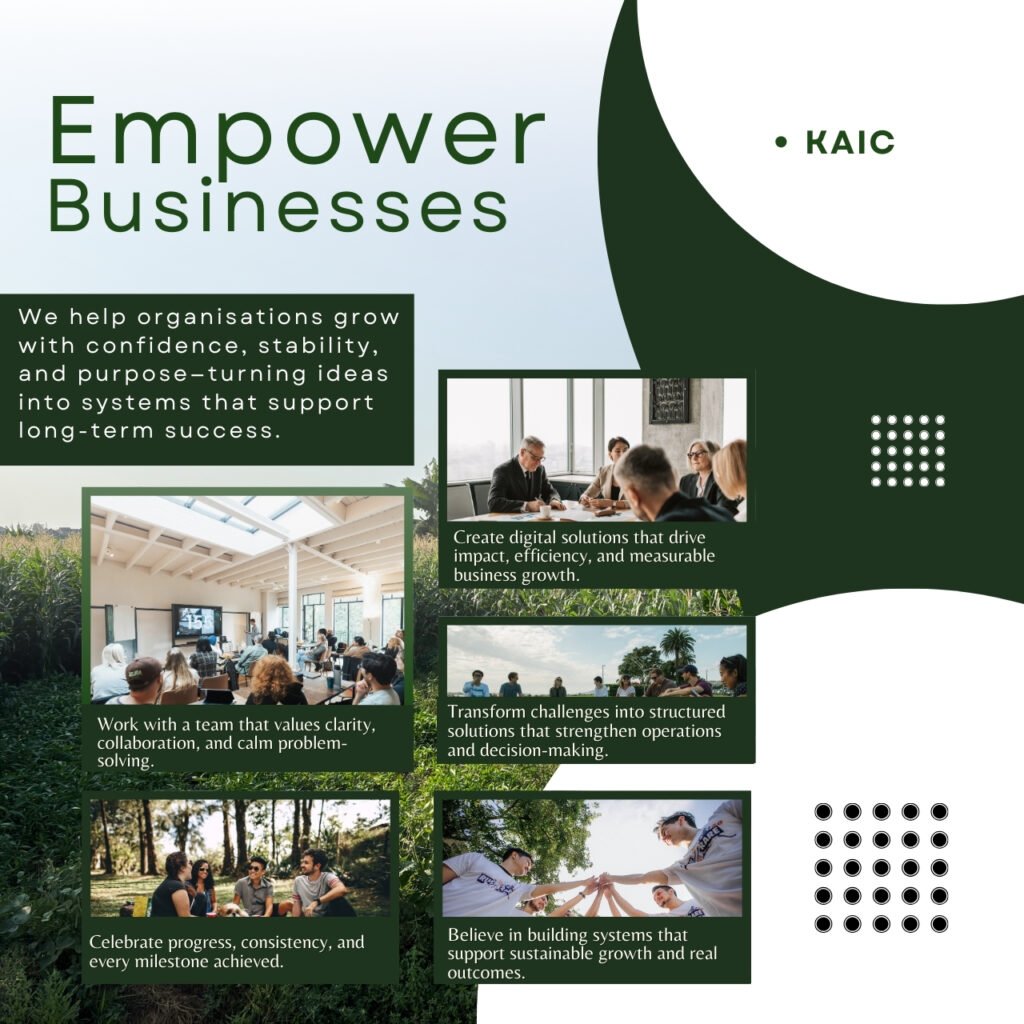 Empower Businesses with KAIC Empower Businesses with KAIC